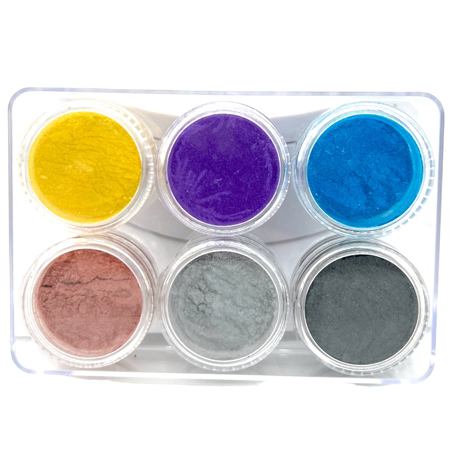 Vibrant Hues Combo Set of Pro Pearl Premium Mica Pigment Powder Epoxy and  UV Resin Art
